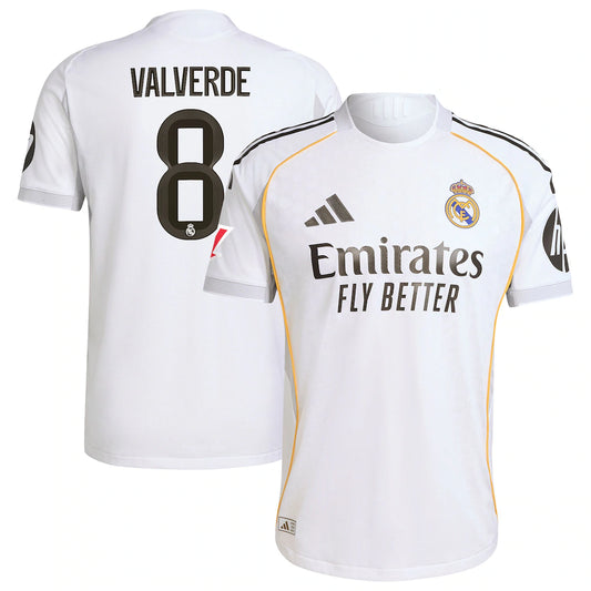 Federico Valverde Real Madrid 2025/26 Home - White