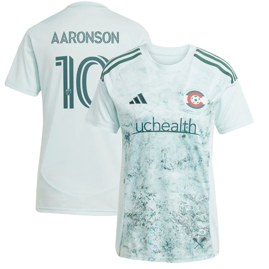 Paxten Aaronson Colorado Rapids adidas Women's 2025 Headwaters Jersey - Green