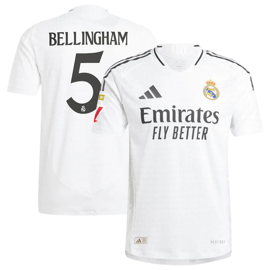Jude Bellingham Real Madrid 2024/25 Home Player Jersey - White