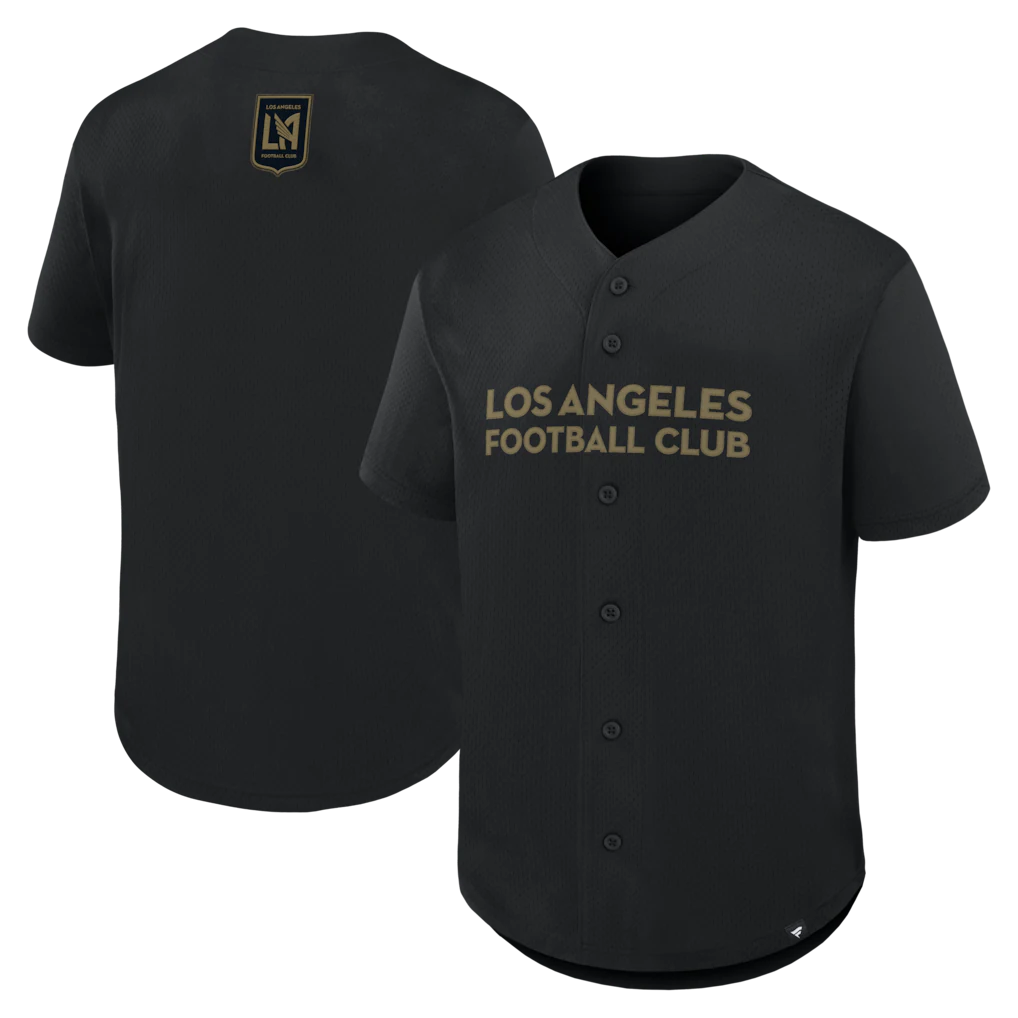 LAFC Maximum Intensity Button-Up Jersey - Black