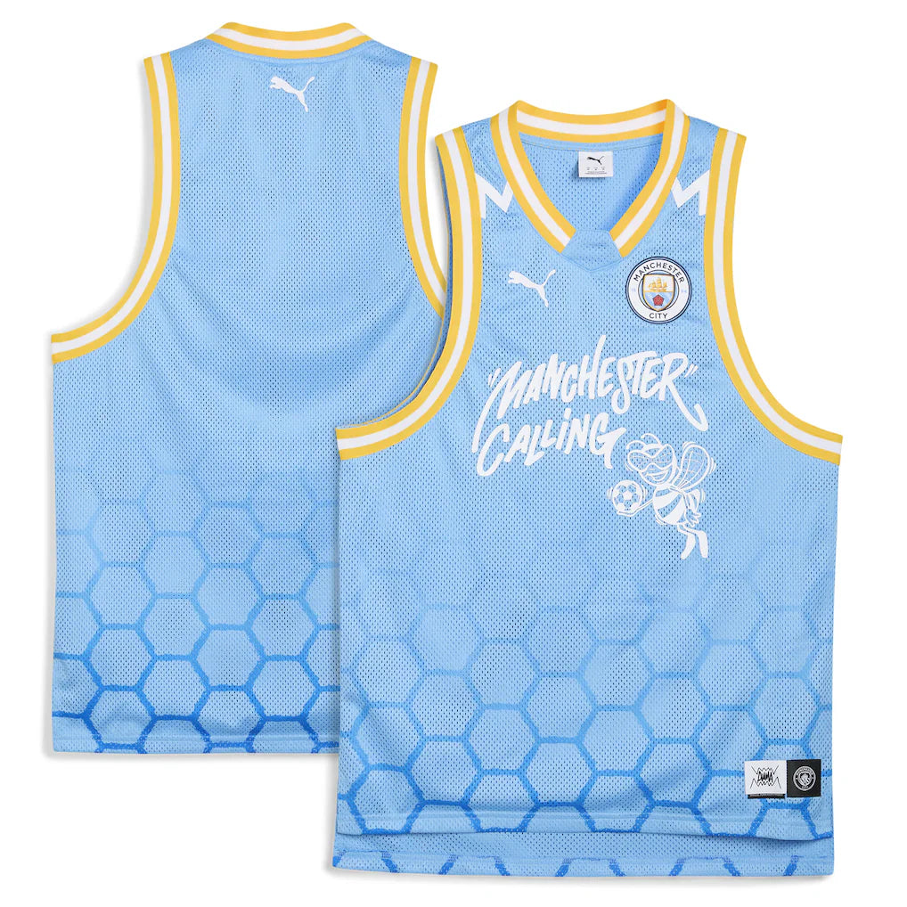 Manchester City 2025 FIFA Club World Cup dryCELL Basketball Jersey - Light Blue