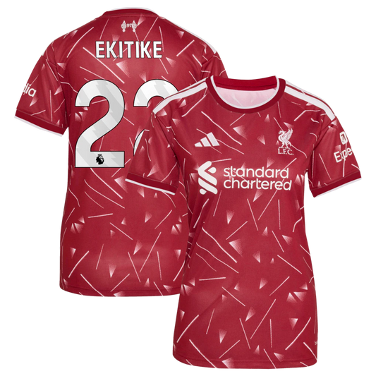 Hugo Ekitike Liverpool adidas Women's 2026/27 Home Jersey - Red