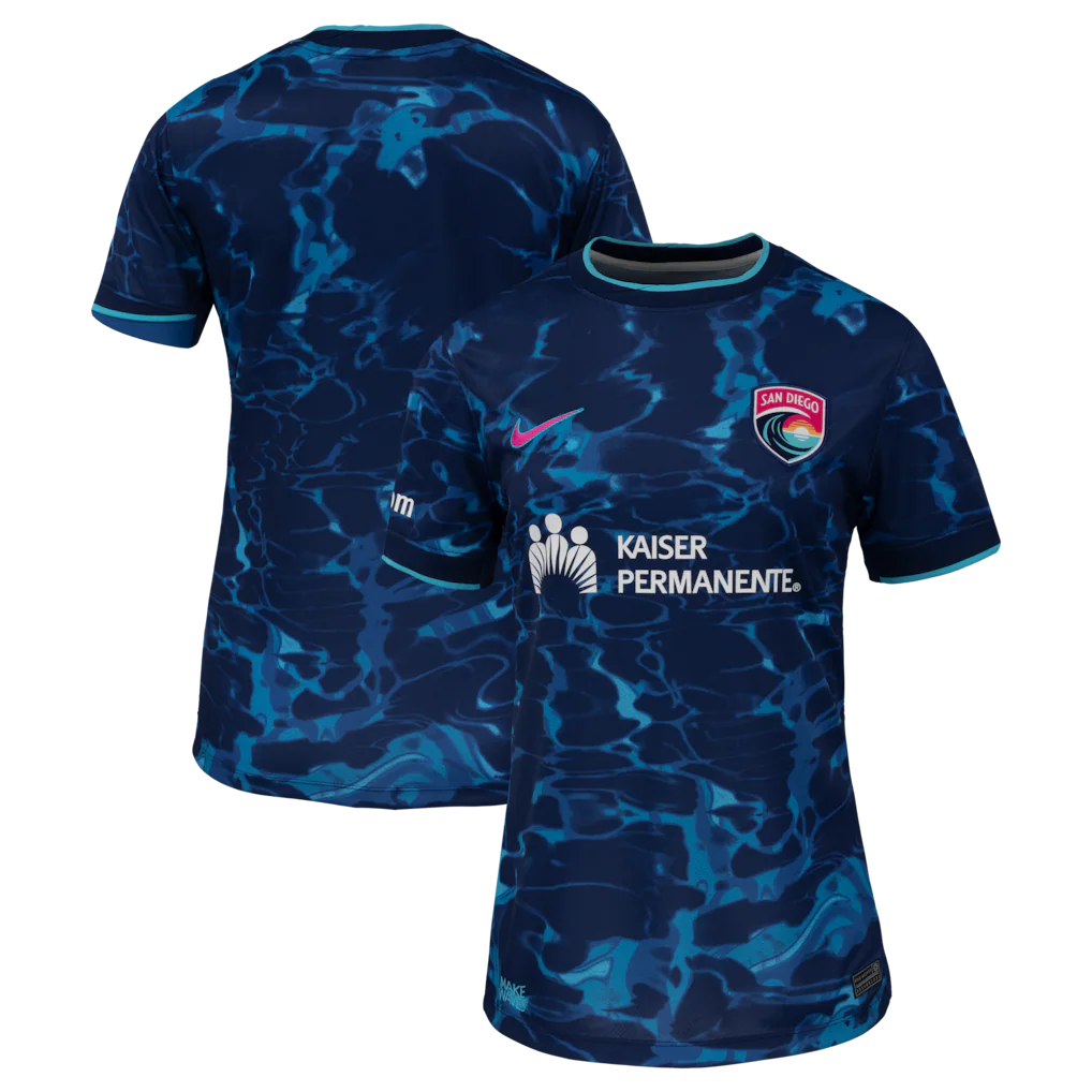 San Diego Wave FC Nike Women's 2026 Secondary Stadium Jersey - Navy
