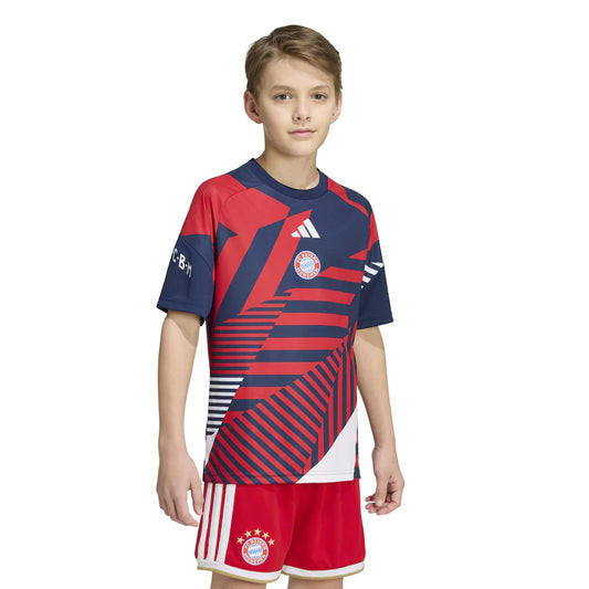 Bayern Munich Youth 2026/27 Pre-Match Home Training Jersey - Blue/Red