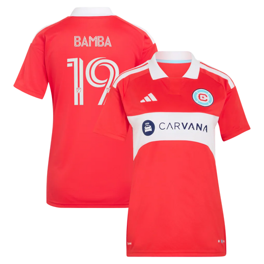 Jonathan Bamba Chicago Fire adidas Women's 2026 Forever Red Jersey - Red