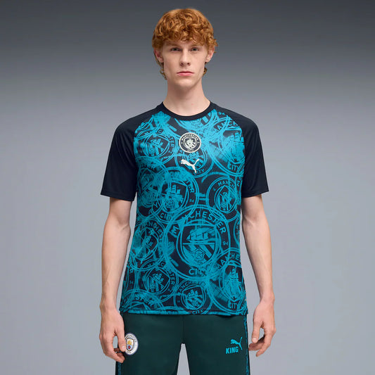 Manchester City 2026/27 Pre-Match Top - Navy