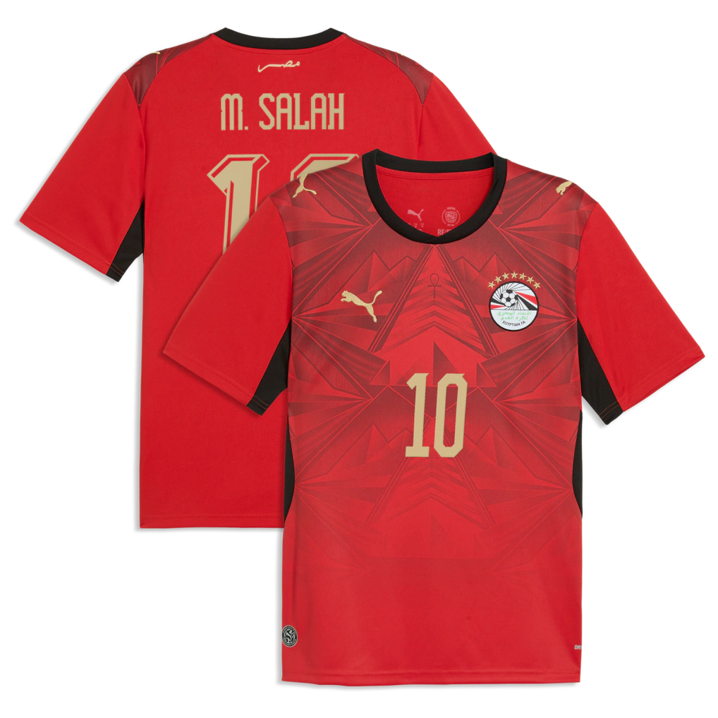 Mohamed Salah Egypt National Team Puma 2026 Home Jersey - Red