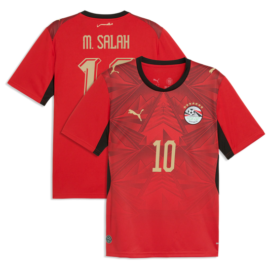 Mohamed Salah Egypt National Team Puma 2026 Home Jersey - Red