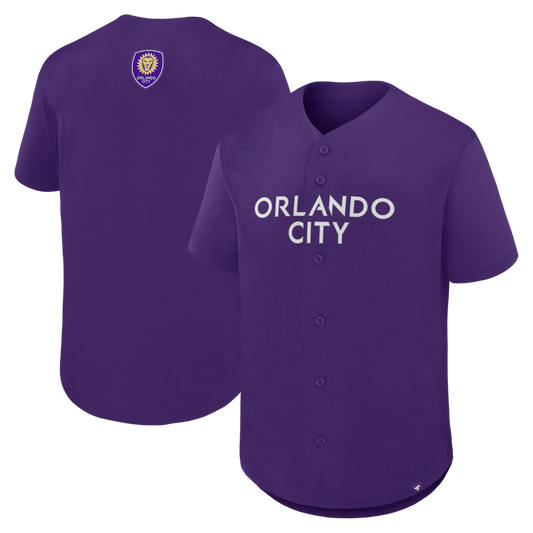 Orlando City SC Maximum Intensity Button-Up Jersey - Purple