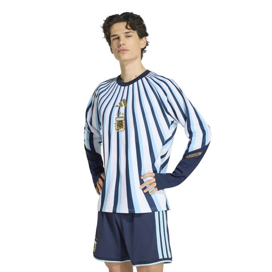 Argentina National Team 2026 Long Sleeve Pre-Match Top - White