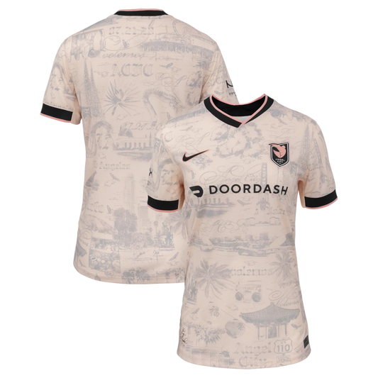 Angel City FC Nike Women's 2026 Secondary Stadium Jersey - Tan