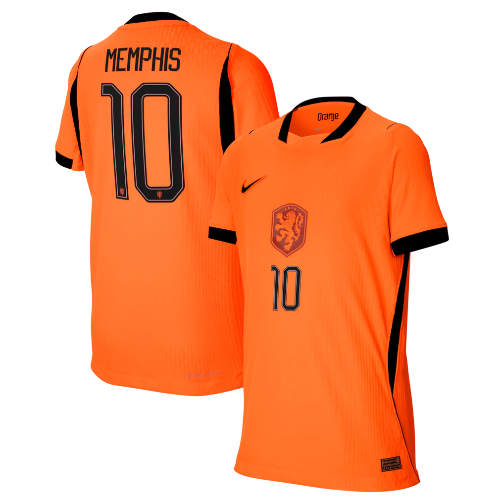 Memphis Depay Netherlands National Team Youth 2026 Home Match - Orange