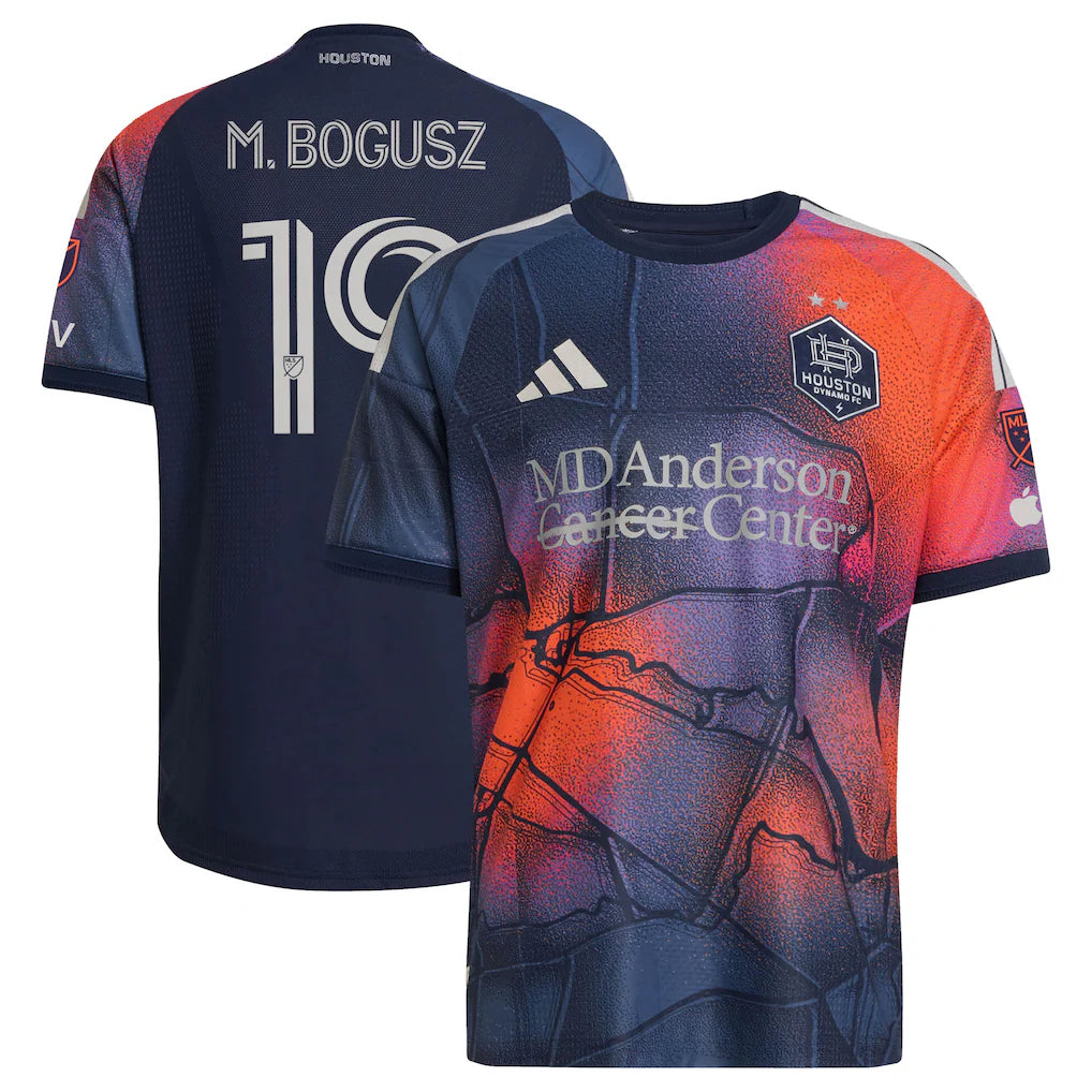 Mateusz Bogusz Houston Dynamo FC 2026 Mission Control On-Field Patch Jersey - Blue