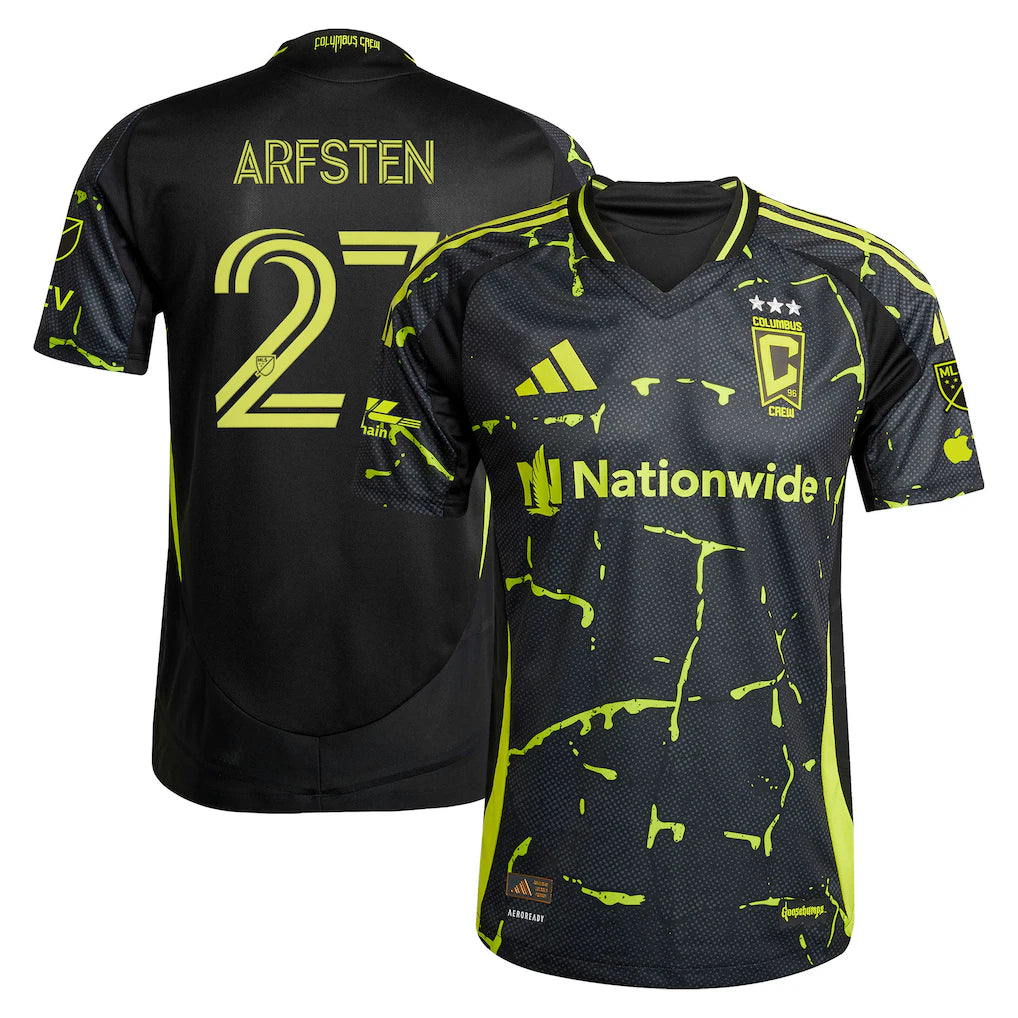 Maximilian Arfsten Columbus Crew 2025 The Goosebumps Kit On-Field – Black