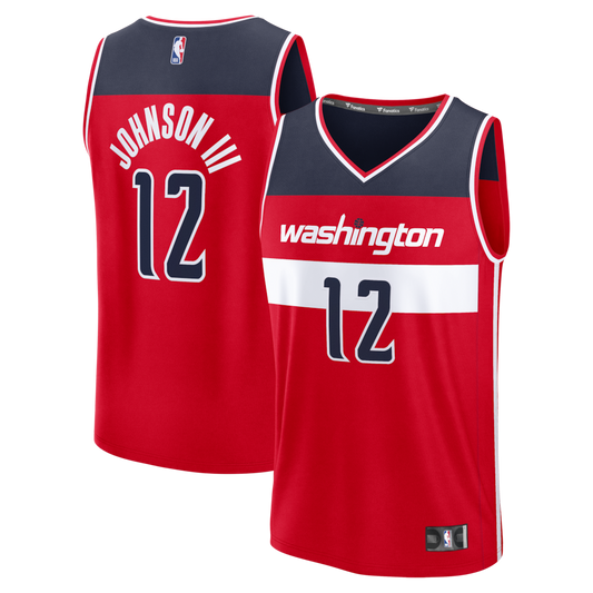 Tre Johnson III Washington Wizards Fanatics Fast Break Jersey - Icon Edition - Red