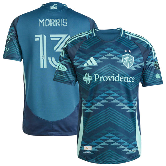 Morris Seattle Sounders FC 2025 The Salish Sea Kit Player Jersey - Blue