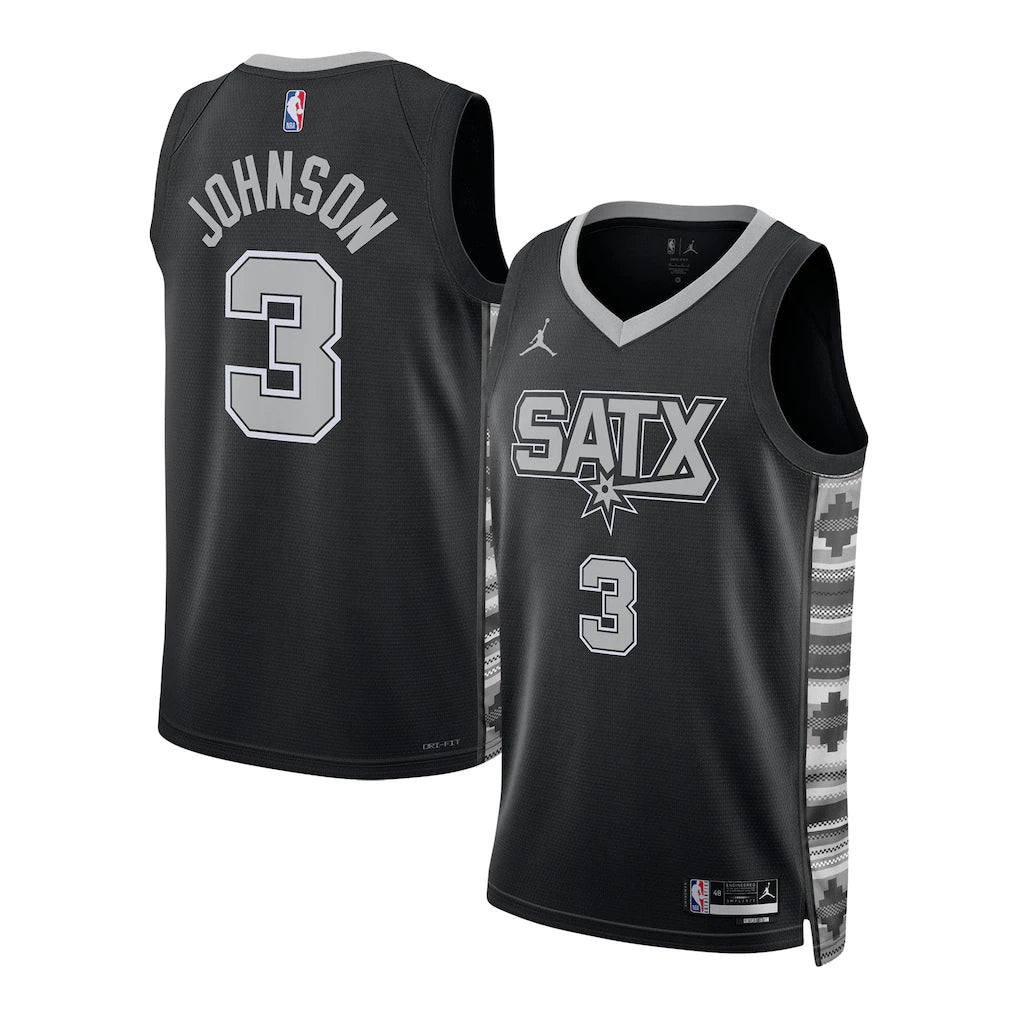 Keldon Johnson San Antonio Spurs Unisex - Statement Edition - Black