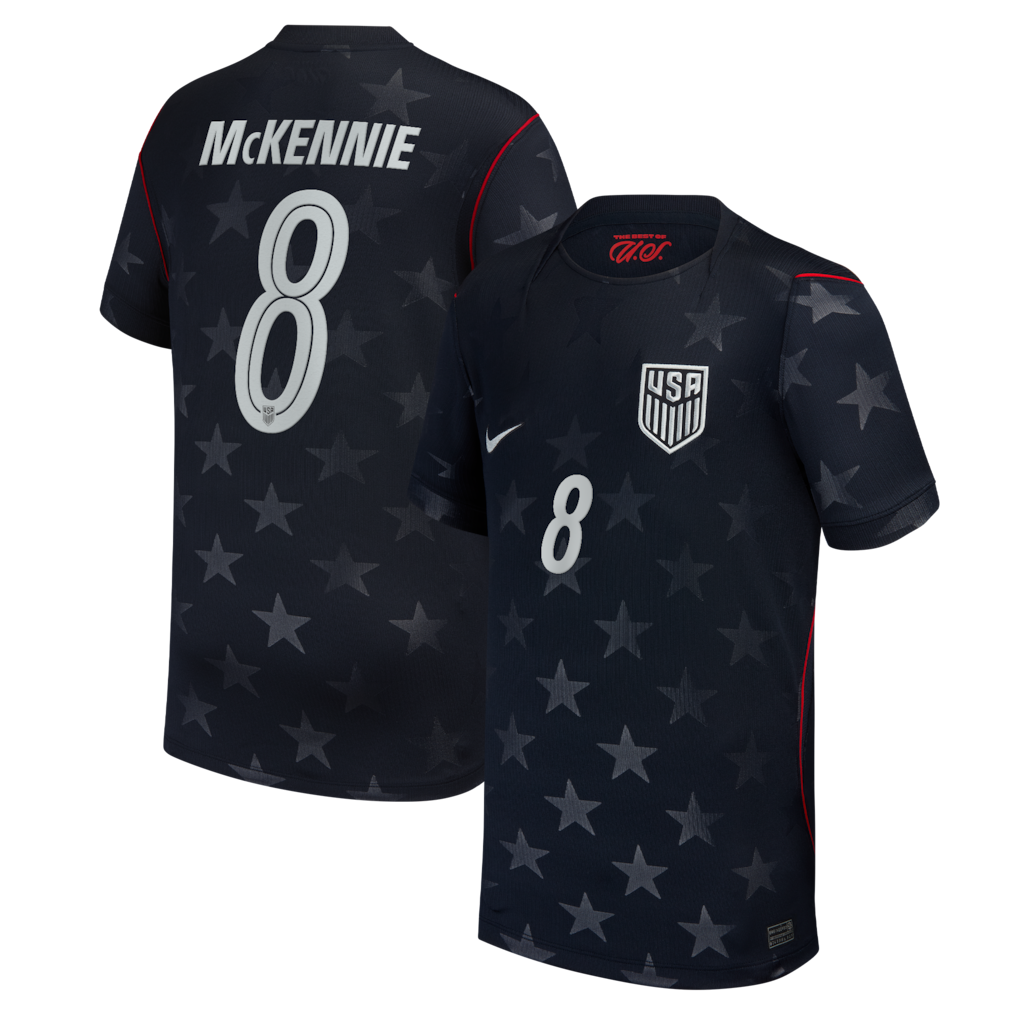 Weston McKennie USMNT Nike Youth 2026 Away Stadium Jersey - Blue