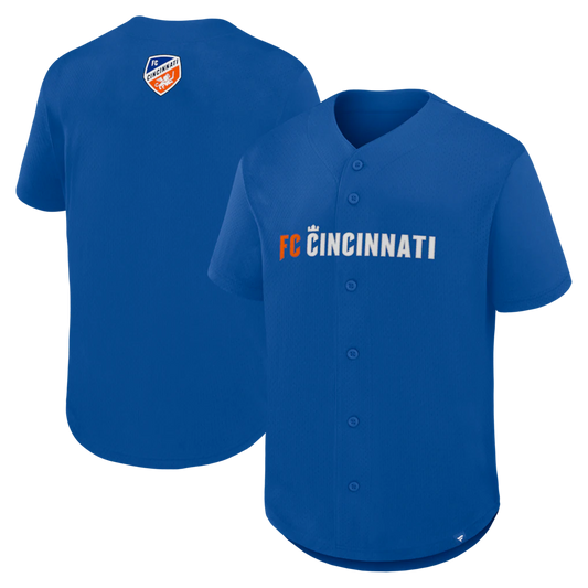 FC Cincinnati Maximum Intensity Button-Up Jersey - Blue