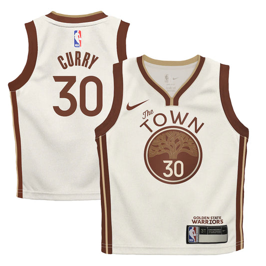 Stephen Curry Golden State Warriors Preschool 2025/26 City Edition - Tan