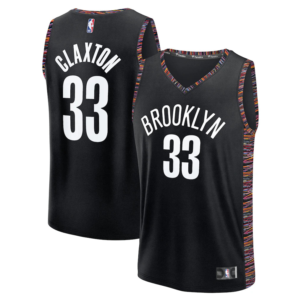 Nic Claxton Brooklyn Nets 2025/26 City Edition Jersey - Black