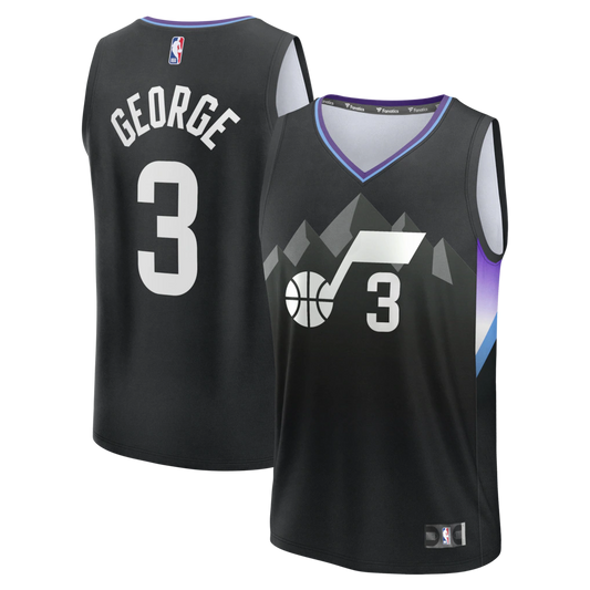 Keyonte George Utah Jazz Fanatics Fast Break Jersey - Statement Edition - Black