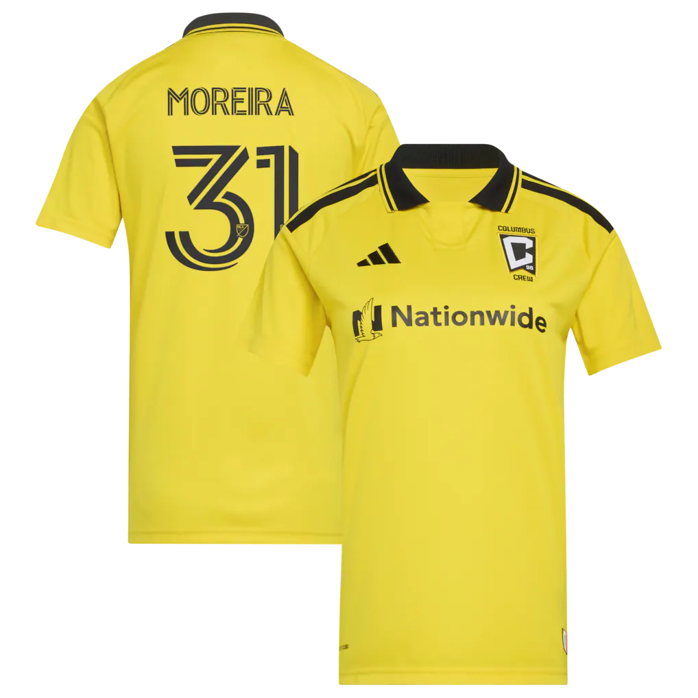 Steven Moreira Columbus Crew adidas Women's 2026 The Crafted for Excellence Kit Jersey - Yellow