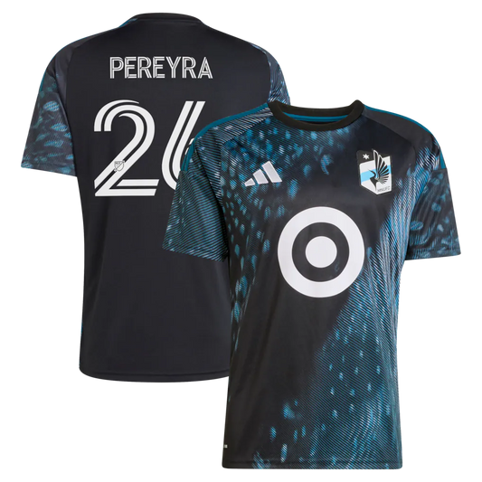 Joaquín Pereyra Minnesota United FC adidas 2026 The Decade Kit Jersey - Black