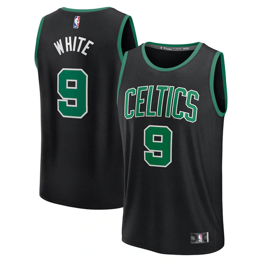Derrick White Boston Celtics Fanatics Fast Break Player Jersey - Statement Edition - Black