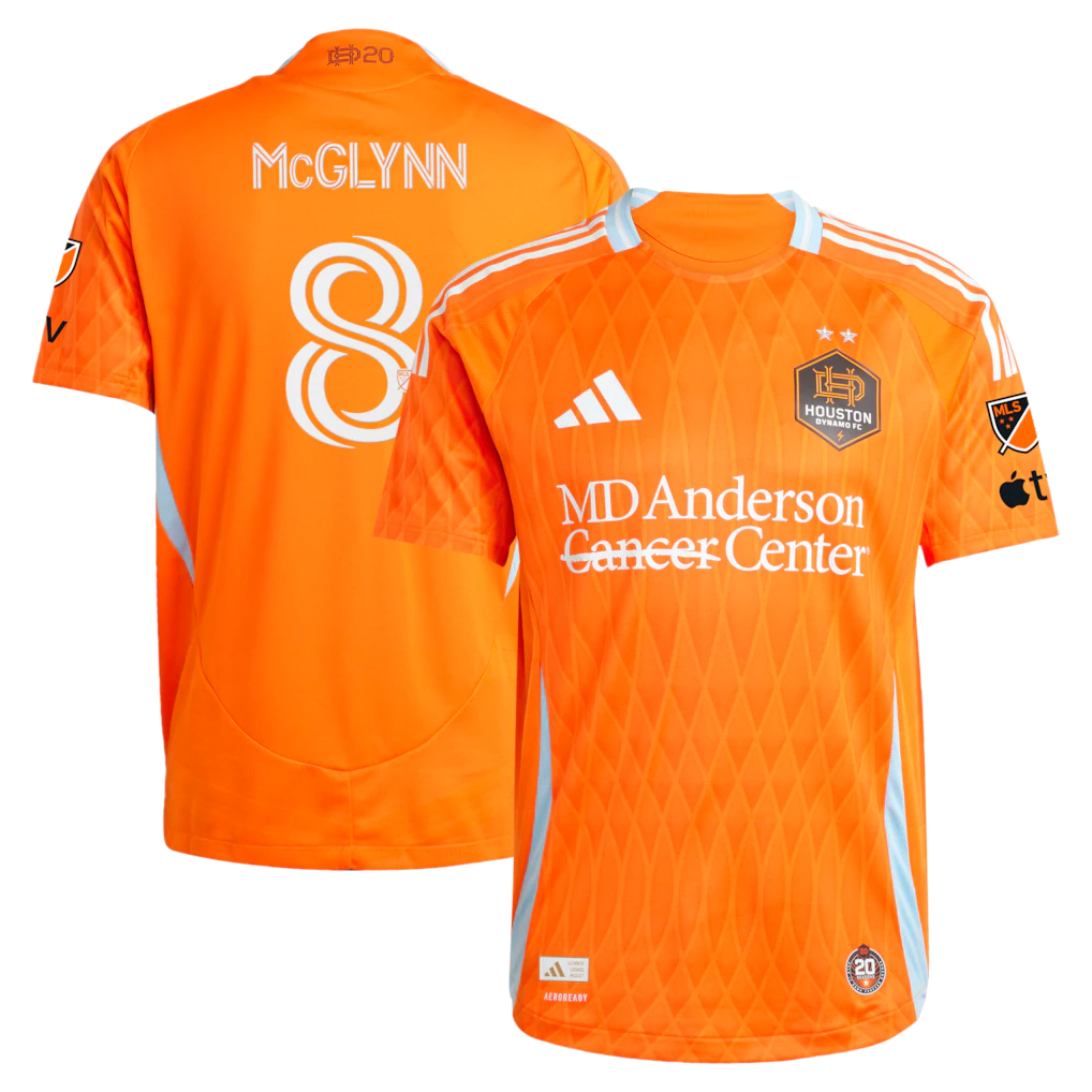 Jack McGlynn Houston Dynamo FC 2025 Season 20 On-Field - Orange