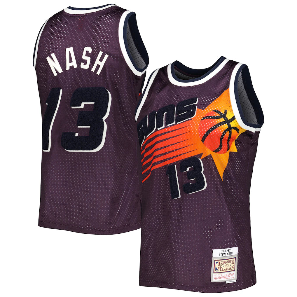 Steve Nash Phoenix Suns 1996/97 Hardwood Classics Off-Court - Purple