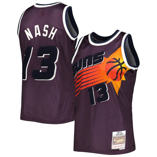 Steve Nash Phoenix Suns 1996/97 Hardwood Classics Off-Court - Purple