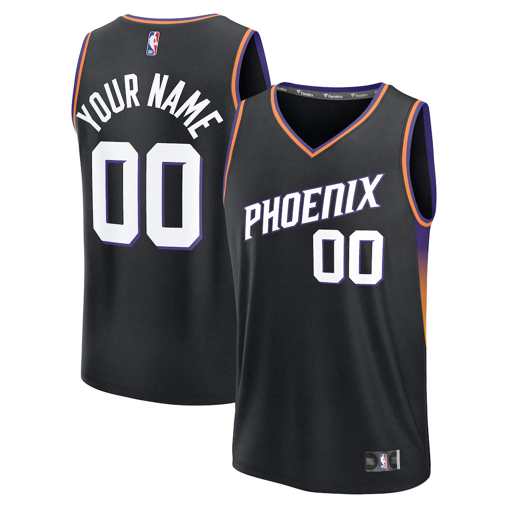 Phoenix Suns Custom Jersey - Icon Edition - Black