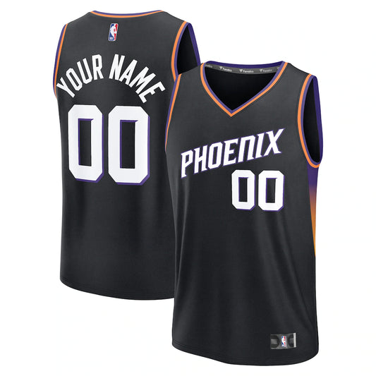 Phoenix Suns Custom Jersey - Icon Edition - Black
