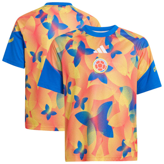 Colombia National Team Youth 2026 Pre-Match Top - Orange