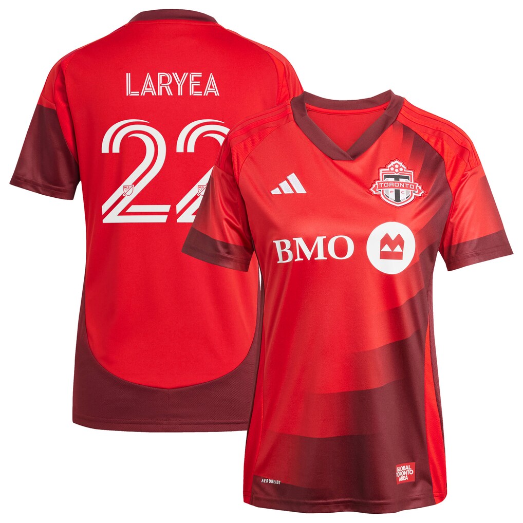 Richie Laryea Toronto FC adidas Women's 2025 Club Kit Player Jersey - Red