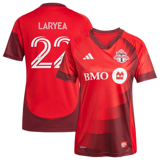Richie Laryea Toronto FC adidas Women's 2025 Club Kit Player Jersey - Red