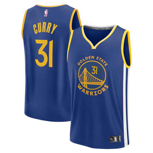 Seth Curry Golden State Warriors Fanatics Fast Break Jersey - Blue - Icon Edition
