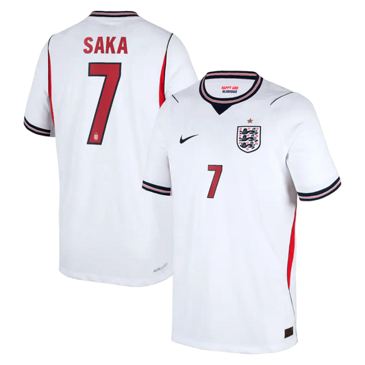 Bukayo Saka England National Team Youth 2026 Home Match - White