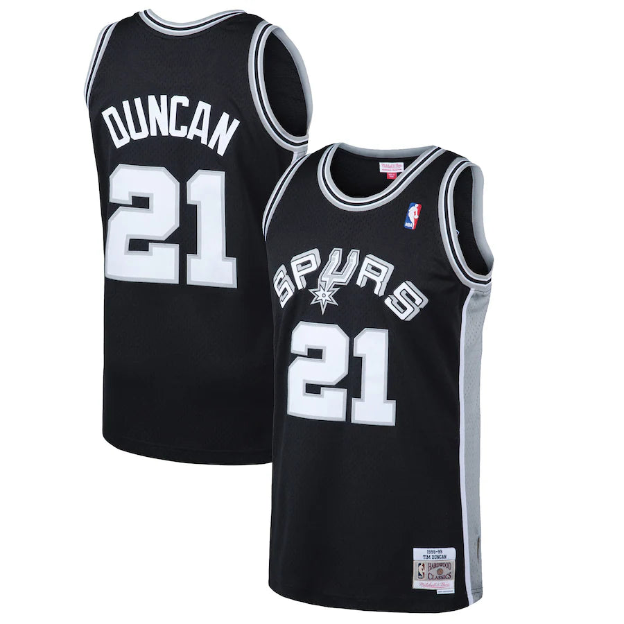 Tim Duncan San Antonio Spurs 1998/99 Hardwood Classics - Black