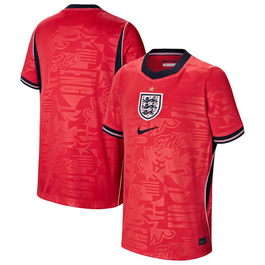 England National Team Nike Youth 2026 Away Stadium Jersey - Red