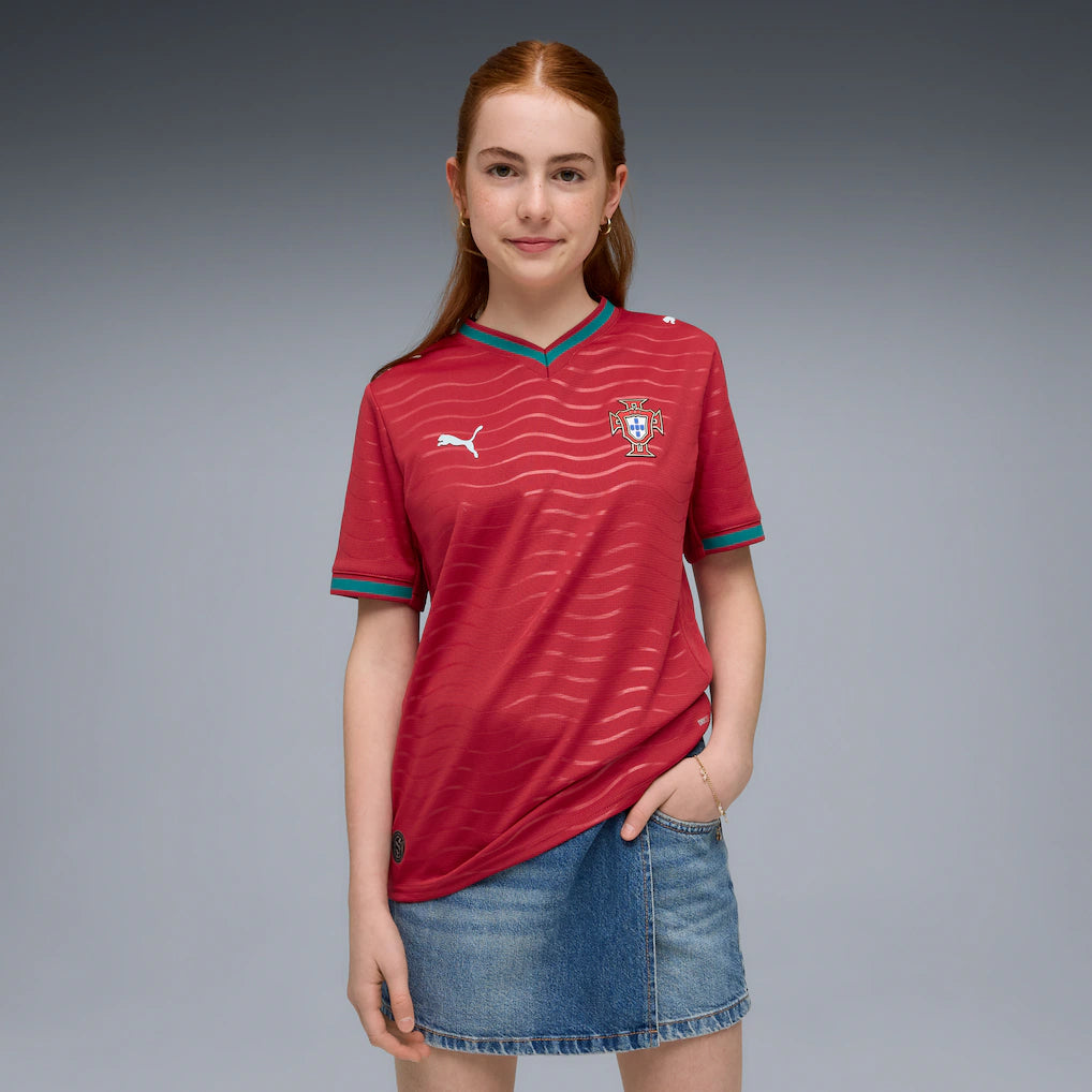 Portugal National Team Puma Youth 2026 Home Jersey - Red