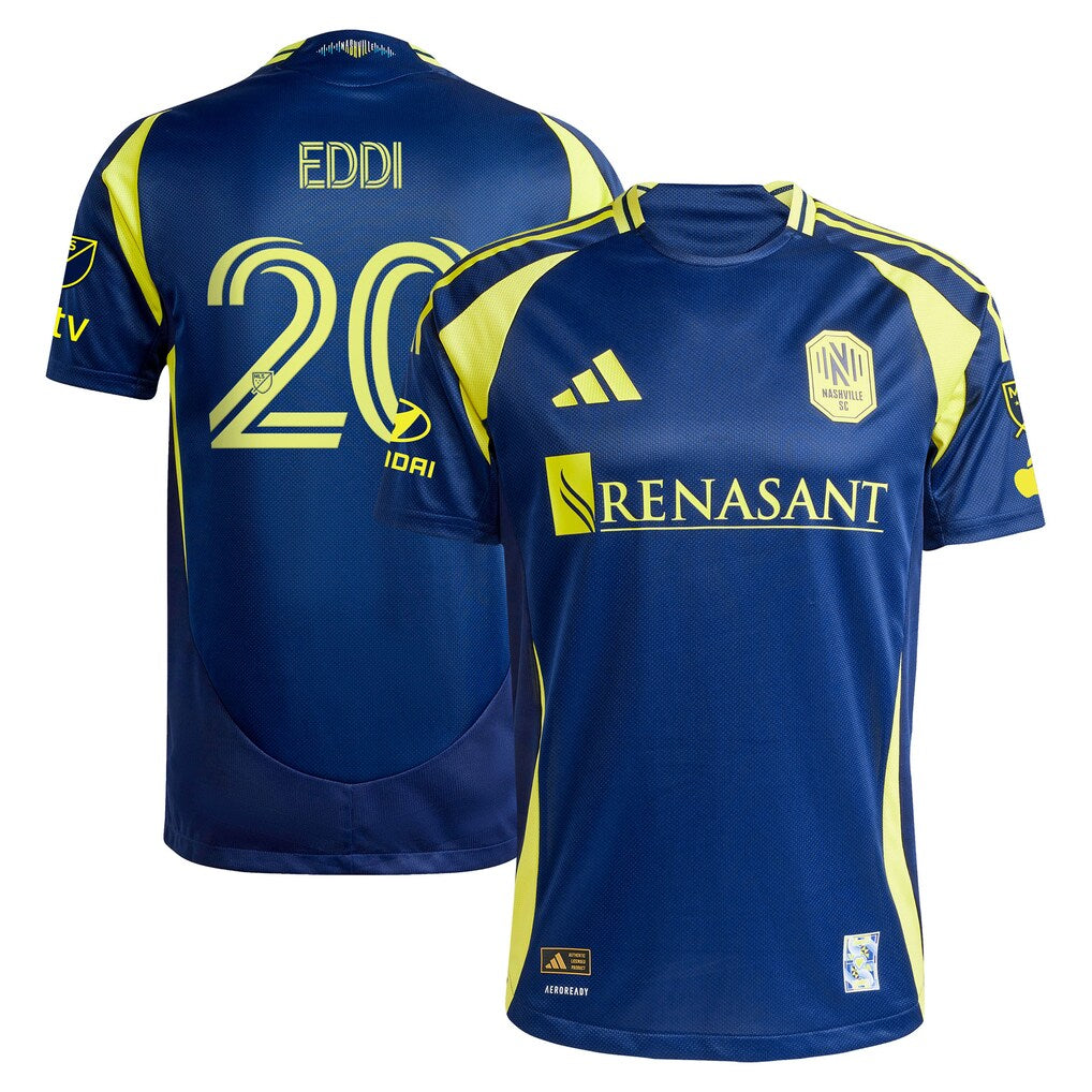 Edvard Tagseth Nashville SC 2025 The Heart of Nashville Kit On-Field – Navy