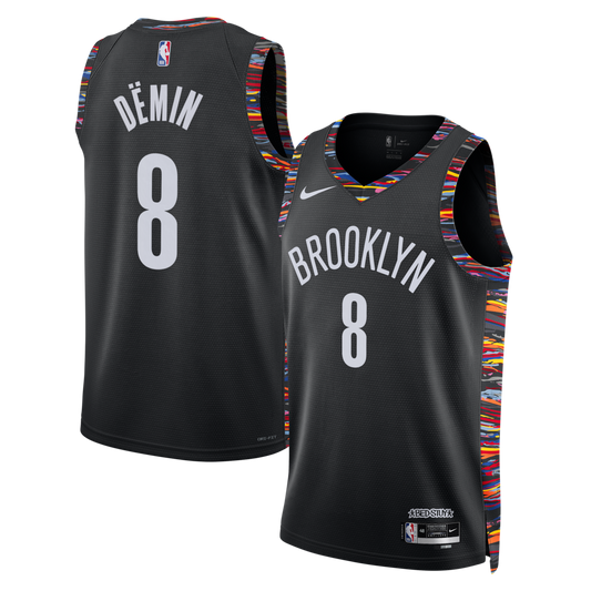 Egor Dëmin Brooklyn Nets Unisex 2025/26 - City Edition - Black