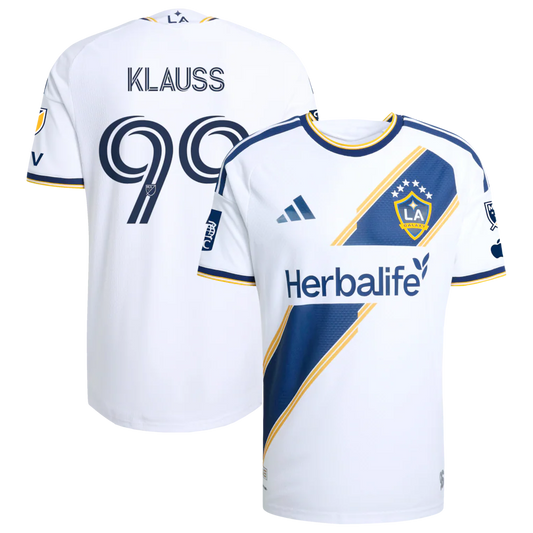 João Klauss LA Galaxy 2026 The VeloCITY Kit On-Field Patch Jersey - White