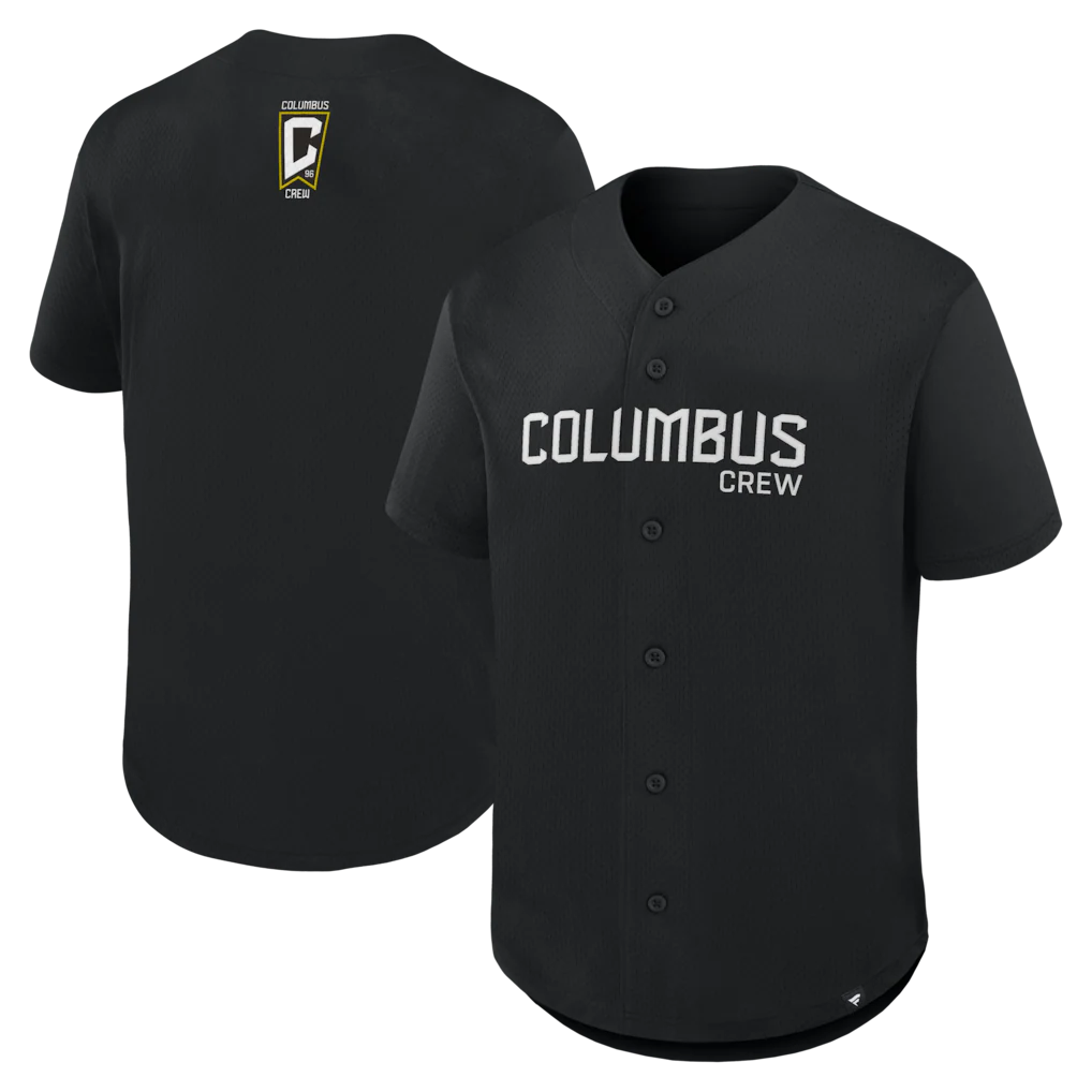 Columbus Crew Maximum Intensity Button-Up Jersey - Black