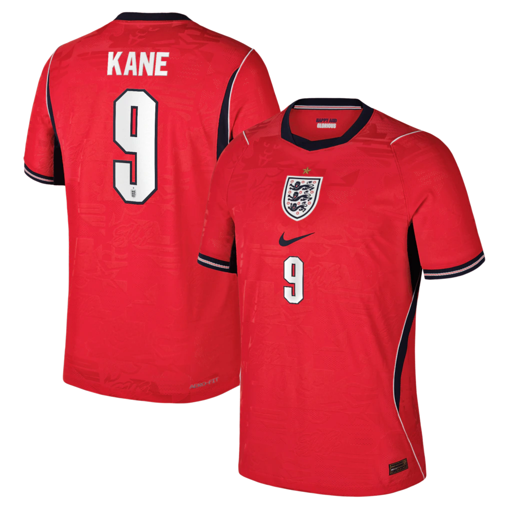 Harry Kane England National Team 2026 Away Match - Red