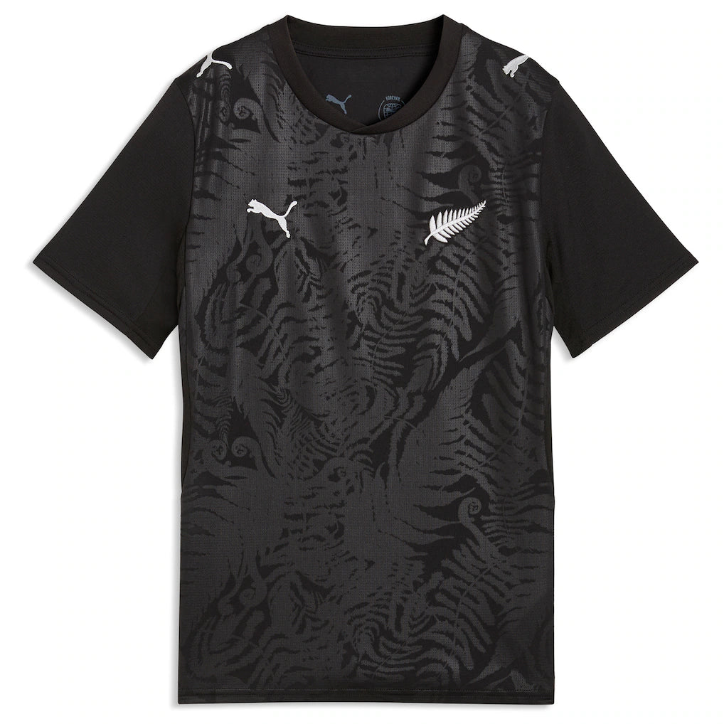 New Zealand National Team Puma Youth 2026 Home Jersey - Black