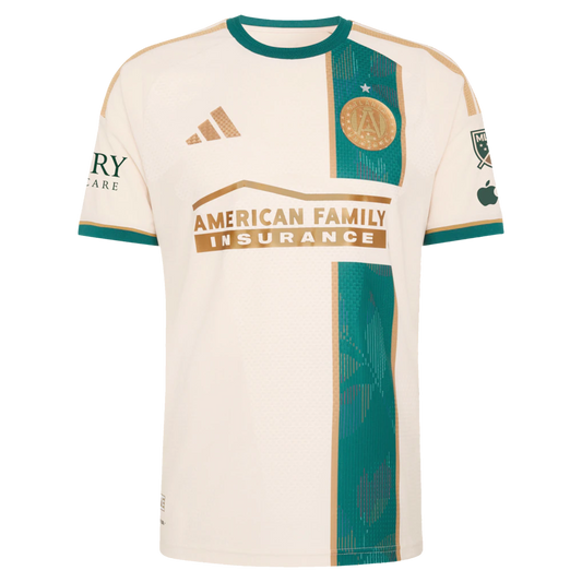 Atlanta United FC adidas 2026 Spirit Of '96 On-Field Authentic Patch Custom Jersey - Tan
