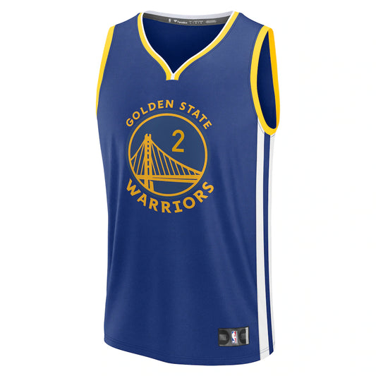 Brandin Podziemski Golden State Warriors Fanatics Fast Break Replica Player Jersey - Icon Edition - Royal